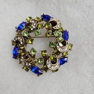Vintage Multi-Colored Brooch